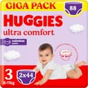 Huggies Little Movers luierbroekjes, maat 3 (6-11 kg), zeer absorberend, Disney-design, voorraadverpakking, 88 stuks